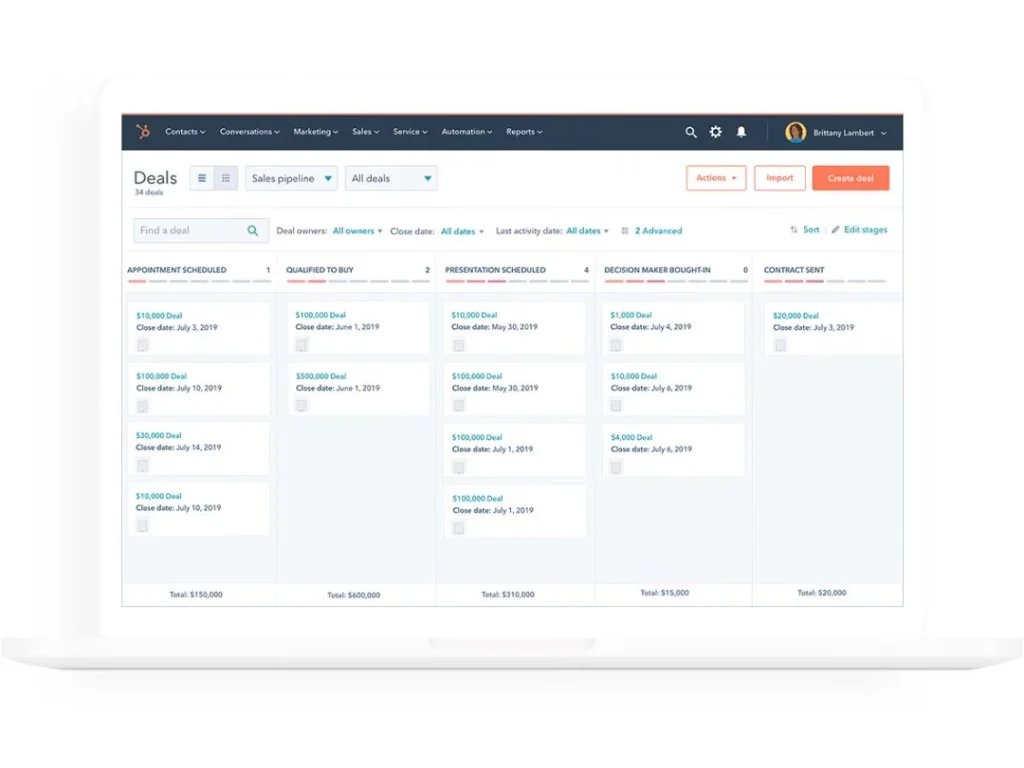 HubSpot CRM (Enterprise tier)