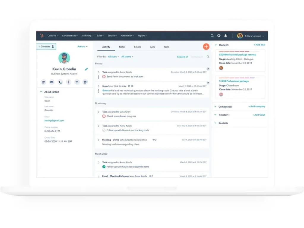 HubSpot CRM (Enterprise tier)
